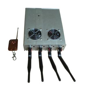Buy cheap 505BF Remote Control Jammer , Mobile Phone Signal Jammer With Cooling Fan from wholesalers