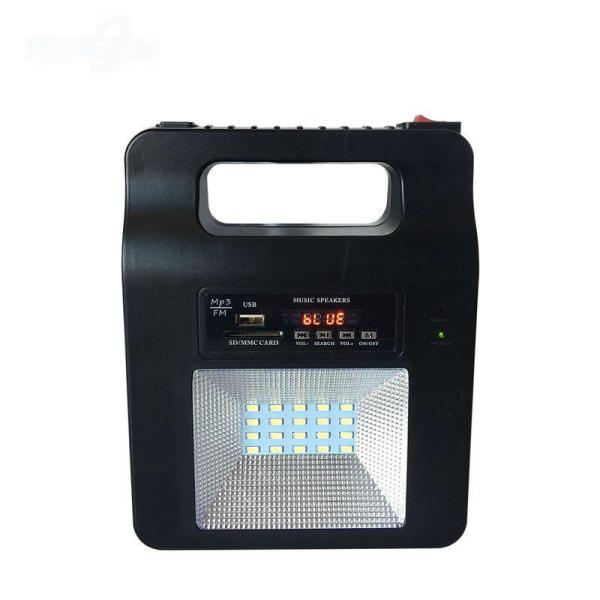 2021 Solar Power Generation Small System One Tuo Three 3W Lighting Bulb Light Solar Bluetooth Radio