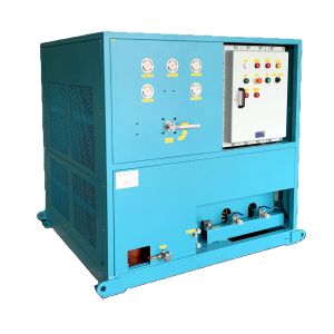 Buy cheap refrigerant gas recovery pump 25HP oil less recovery recharge machine R134a R32 explosion proof recovery unit from wholesalers
