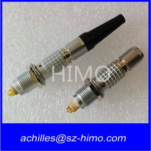 Buy cheap electronic 0B 1B 2B 3B lemo 4 pin male and female connector with bend relief from wholesalers