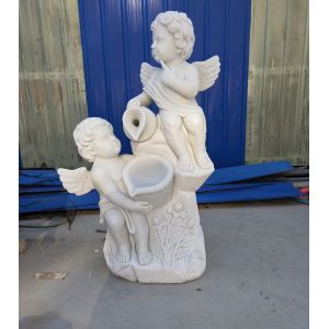 Buy cheap Garden stone angel boy statue marble angel hand carved sculptures,stone carving supplier from wholesalers