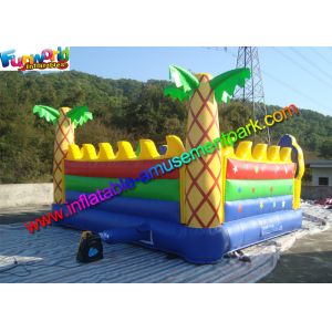 Buy cheap Popular Inflatable Smurfs Bounce House , Jumping Bouncer With Obstacle Inside from wholesalers
