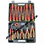 Buy cheap 22 Pcs Pack Comfortable Soft Grip Handle 1000V VDE Tool Set AC Electric Pliers from wholesalers