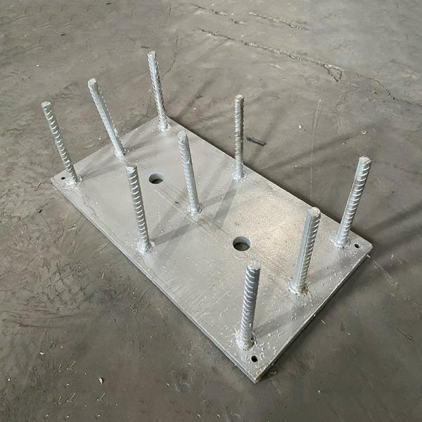 Buy cheap Rectangular Structural Steel Embedded Plates In Concrete / Embedded Foundation Part from wholesalers