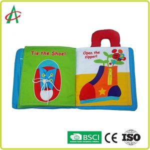 Buy cheap ISO BSCI Family Early Education 3d Cloth Book Polyester fabric from wholesalers