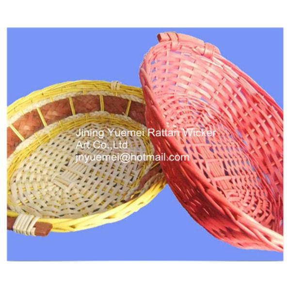 Buy cheap 2016 wicker tray wicker pallet wicker tray round shape from wholesalers