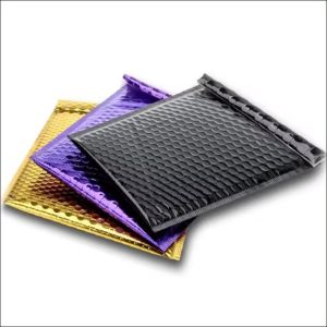 Buy cheap Shipping Packaging Holographic Bubble Envelope Mailing Bags Metallic Poly Holographic Bubble Mailers from wholesalers
