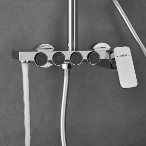 Buy cheap Chrome Triple Function Bathroom Shower System With Adjustable Hand Sprayer from wholesalers