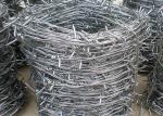 Buy cheap 2.2mm Solid Galvanized Barbed Wire 3.0cm For Military Sentry Defence from wholesalers