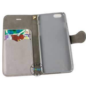 Buy cheap stand pu leather cell phone case For iphone 6 from wholesalers