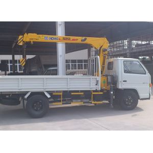 Buy cheap 4.2 T.M 2.1 ton Weight Transportation Boom Truck Mounted Crane from wholesalers