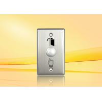 Buy cheap Metal Push Button , exit buttons With 12 Cm Wire Backside , Signal NO / NC / COM product