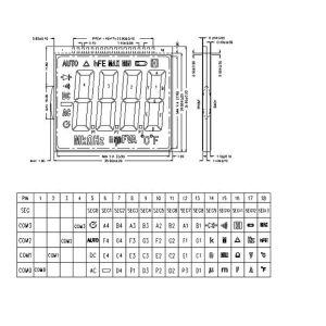 Buy cheap Customized LCD Meter Display Transmissive HTN Segment LCD Display from wholesalers