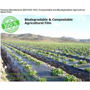 Buy cheap Factory Manufacturer EN13432 100% Compostable and biodegradable Agricultural Mulch film, starch plant based wrap film pa from wholesalers