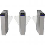 Buy cheap DC24V Construction Site Security Flap Barrier Turnstile Entrance Gates from wholesalers