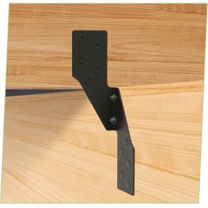 Buy cheap Hurricane Straps H2.5A Right Tie Heavy Duty Galvanized Hurricane Tie Hurricane Straps Widely Applicable Rafter Ties Can Realize Double Reinforcement Or Fits For Left Hander 25pcs from wholesalers