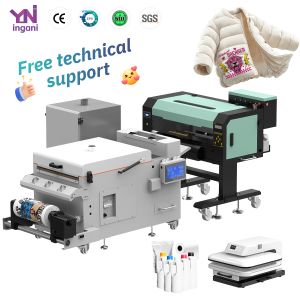 China Ingani Custom Logo 2 Head I1600 Direct to Film Printing Dtf Printer Machine Dtf Printer Powder Dryer Machine on sale