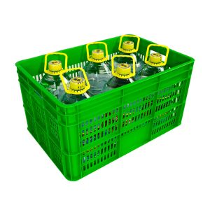 ISO9001 Certified 600x400x320mm Plastic Collapsible Crate for Moving and