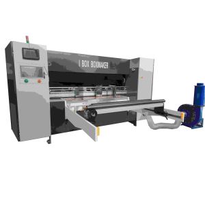 Buy cheap PLC Controlled Speed Box Making Machine 3000kg With Automatic Feeding from wholesalers