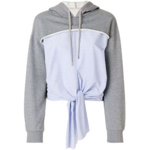 Buy cheap Custom Tie Front Hoodies Sweatshirts For Women from wholesalers