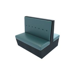 Buy cheap Custom Commercial Booth Seating For Restaurant Contour Arc Shaped 120x60x150cm from wholesalers