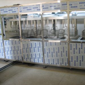 Buy cheap Customize Ultrasonic Cleaning System Ultrasonic Cleaner Machine With Feeding , Cleaning , Drying Function from wholesalers