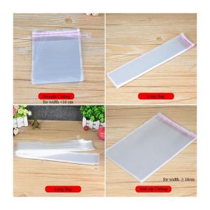 Width 9cm 11 Lengths Transparent PP Self Adhesive Sealing Plastic Opp Bag /opp