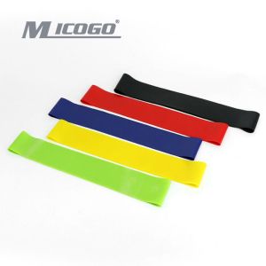 Custom Color Strength Resistance Bands with Bag for Daily Stretching Home Gym