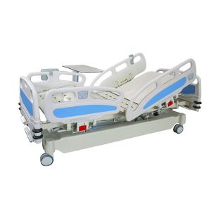 Buy cheap Epoxy Coated Steel Electric ICU Bed Double Layer Electroplating from wholesalers