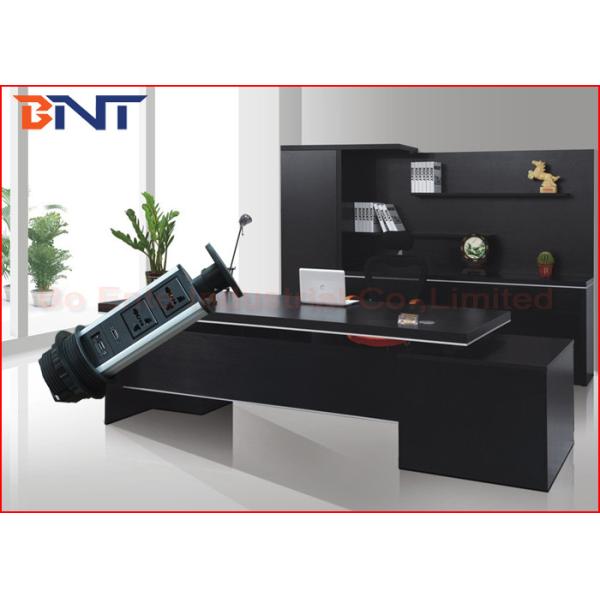 Buy cheap Manual Pop Up Counter Outlet , Vertical Pull Up Kitchen Worktop Electrical Sockets from wholesalers