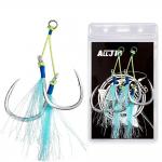Buy cheap 2 Set / Bag Luminous Assist Hook Shore Jigging Flasher Assist Hook Cord from wholesalers