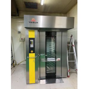 Buy cheap 40x60cm Bakery Rack Oven Diesel Rotary Oven Double Rack 36 Trays For Baking Bread Cakes Pizza from wholesalers