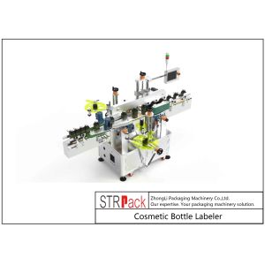 High Precision Double Sides Juice Bottle Labeling Machine With Advanced