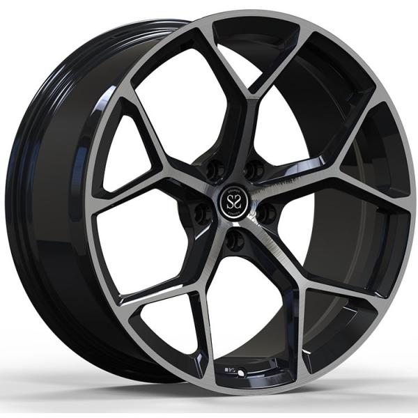 Buy cheap 10x19ET20/11.5x19ET30/5-120/72.56 Forged Wheels Gloss Black Machined Face For BMW M3 E92 from wholesalers
