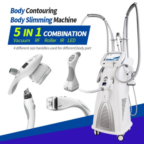 Air Cooling Cavitation Weight Loss Machine With Rf Ir Vacuum Roller For Body