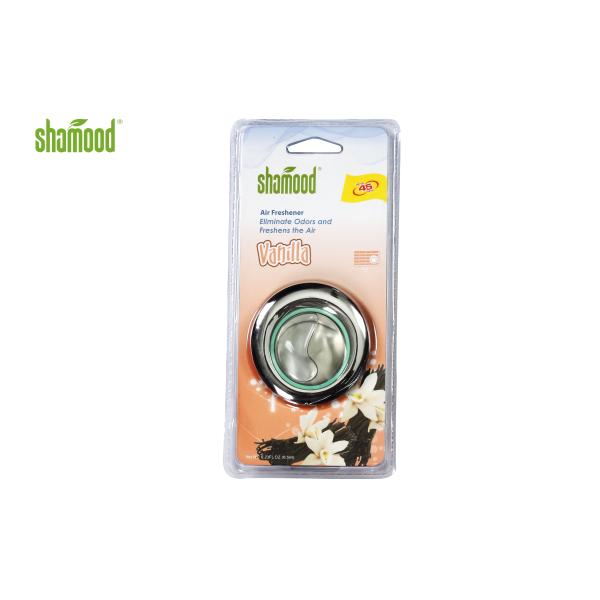 Quality Vanilla Liquid Car Air Freshener Vent Using Membrane Type With Clip for sale