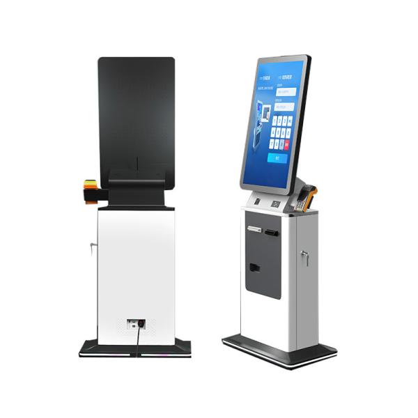 Buy cheap OEM ODM Auto Pay Self Service Hotel Hospital Ticket Printer QR Scanner Automated Check in Kiosk Self Payment Machine from wholesalers