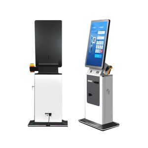 Buy cheap OEM ODM Auto Pay Self Service Hotel Hospital Ticket Printer QR Scanner Automated Check in Kiosk Self Payment Machine from wholesalers