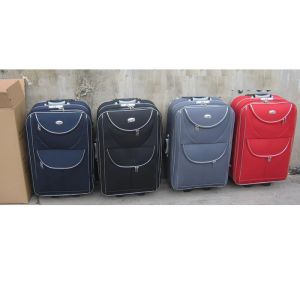Buy cheap 4 Piece EVA 8 Wheel Trolley Suitcase Set 170T Silk Lining With Match Color Zippers from wholesalers