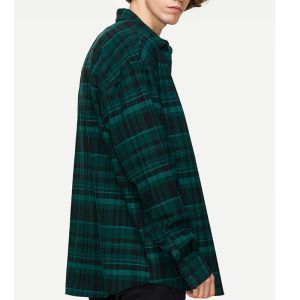Buy cheap New Collection Long Sleeve Plaid Oversozed Shirts for Men from wholesalers