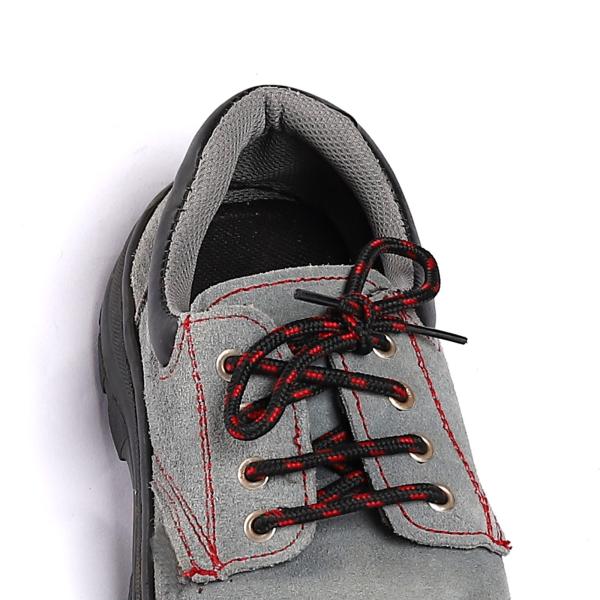 Breathable Low Cut Safety Shoes Microfiber Leather Mesh Upper And Air Mesh Lining For Steel Toe Protection
