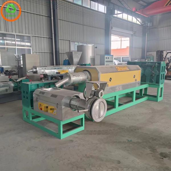Buy cheap Triple Screw Design Waste PP PE HDPE LDPE Film Plastic Recycle Pellets Making Machine from wholesalers