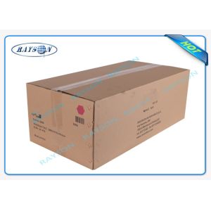 Buy cheap Polypropylene Spunbond Nonwoven Fabric Tablecloth Rosso / Giallo / Blu / Nero from wholesalers