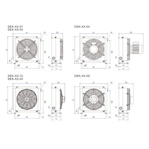 Buy cheap DEK Hydraulic Lubricating Aluminum Brazed Plate and Fin Heat Exchanger from wholesalers
