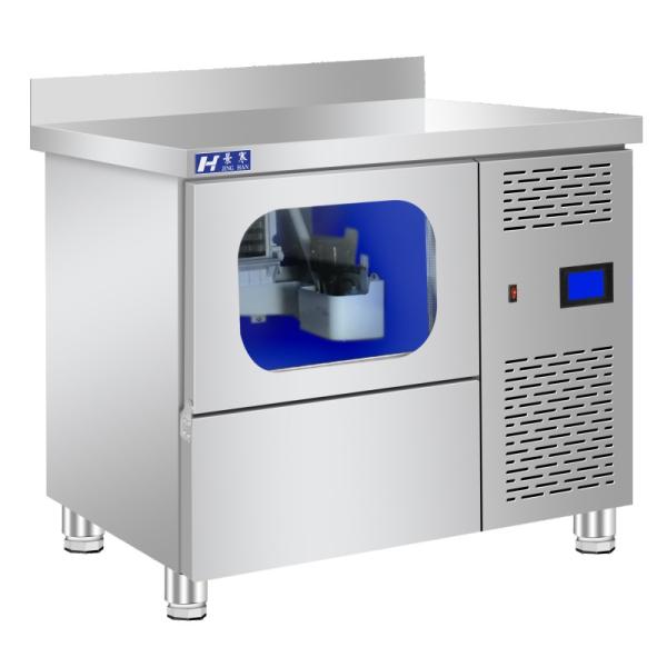 Blue Light Commercial Ice Maker Machine Restaurant Equipment Ice Machine