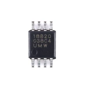 Buy cheap DS18B20U MSOP8 programmable resolution single-line digital thermometer chip from wholesalers