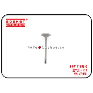 Buy cheap ISUZU 4HG1 4HF1 NQR71 Inlet Valve 8-97171398-0 8971713980 from wholesalers