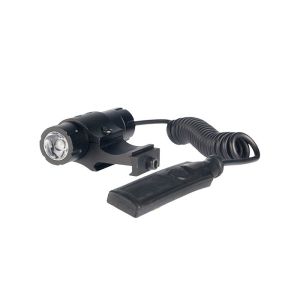 Easy Operation Metal Led Flashlight , Mountable Tactical Flashlight With Angled