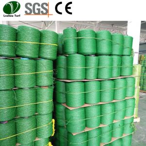 Buy cheap Flat Filament Grass Yarn Synthetic High Strength Tensile Color Customized from wholesalers