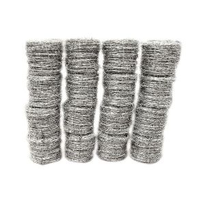 Buy cheap 500 Meters Barbed Fencing Wire Electro Galvanized from wholesalers